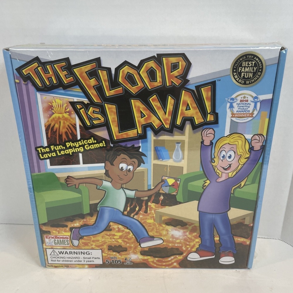 Endless Games Board Game Unisex OS Blue The Floor‎ Is Lava! Activity Family 525